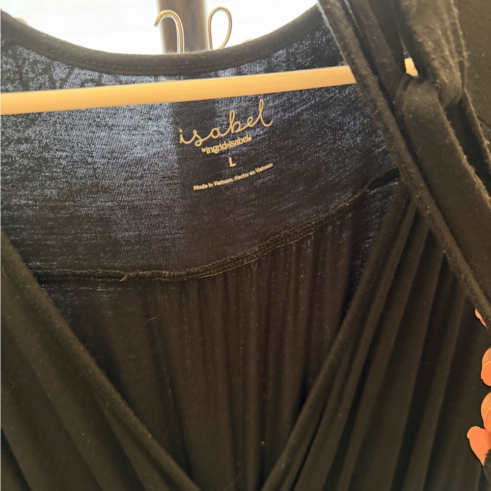 Isabel Black Ruffle Dress - Picture 2 of 3